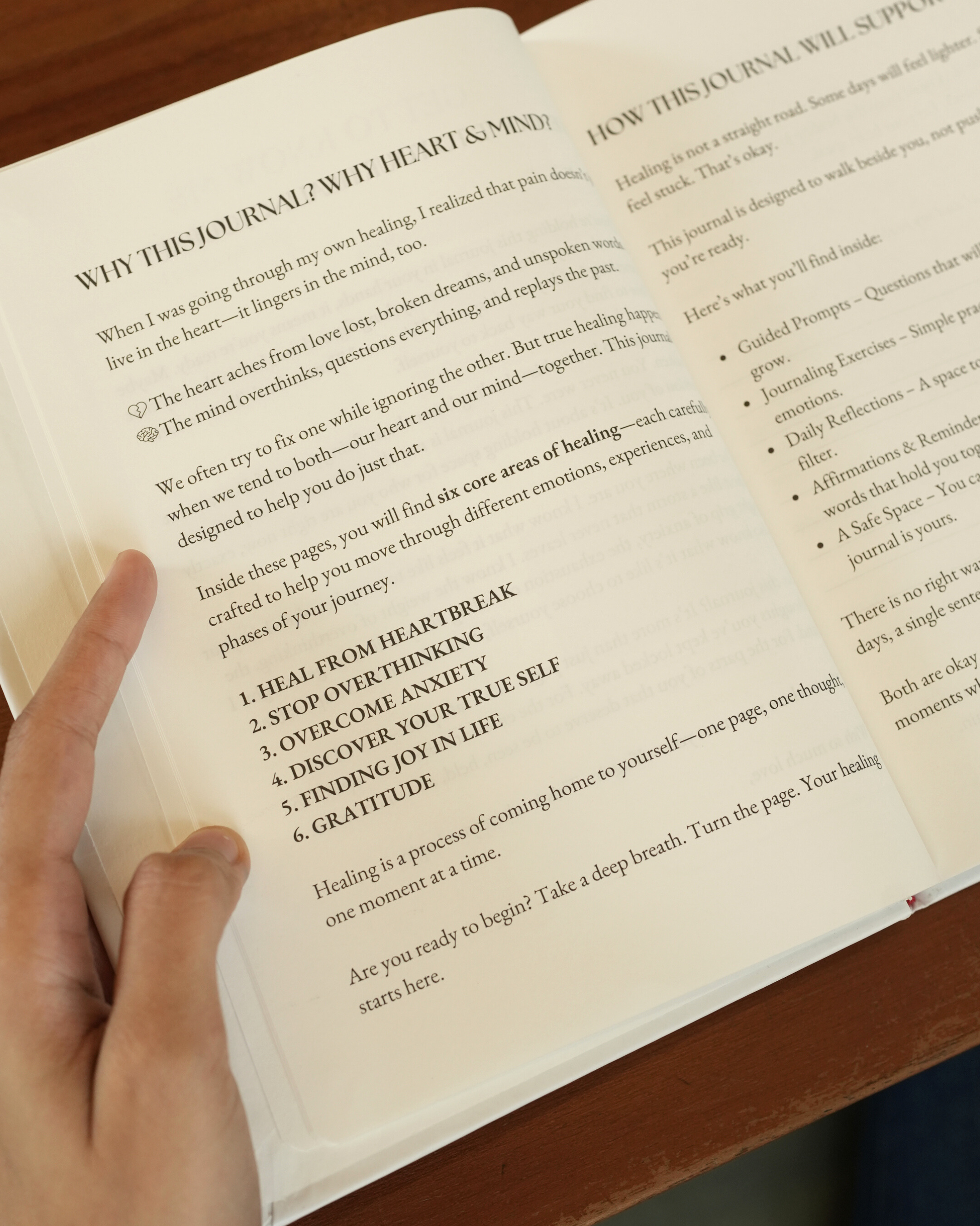 THE HEART AND MIND HEALING JOURNAL (GUIDED)